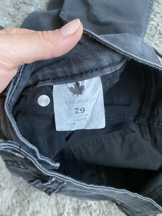 Spodnie jeansy grafitowe Dsquared2 xs s