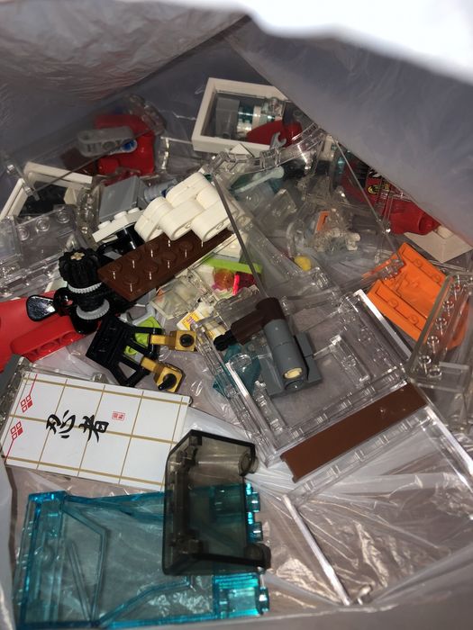 Lego miks przezroczyste/różne 0,17 kg