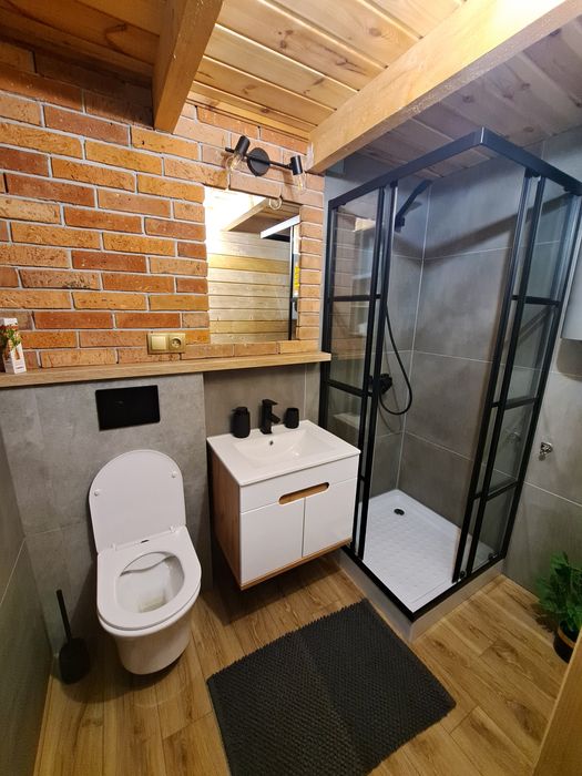 Domek nad jeziorem na Kaszubach na wzgórzu BALIA SAUNA