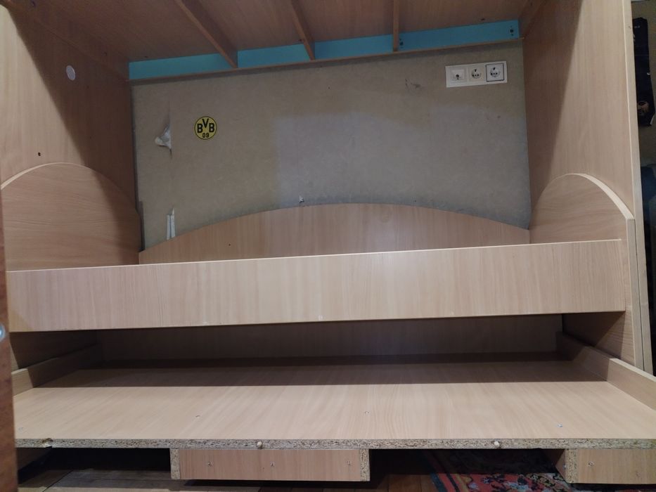 Дитяче двоярусне ліжко з комодом-сходами (під розбірку)