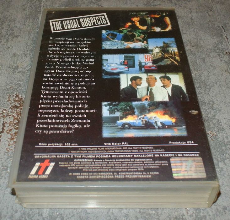 Podejrzani - kaseta VHS