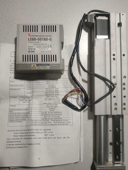 Линейный привод(актуатор) SMC  LXFH5BD-100S