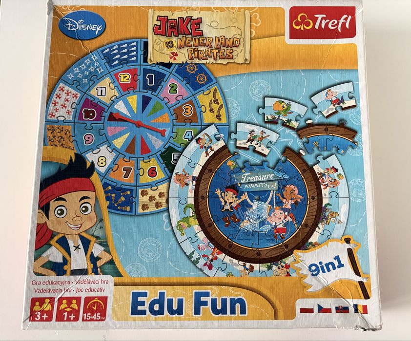 Gra planszowa puzzle pirat Jake Trefl Edu Fun