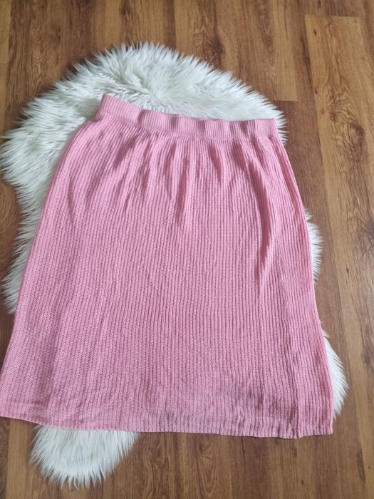 Spódniczka pleciona 3 XL   różowa