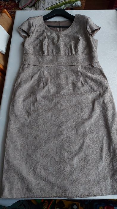 Sukienka elegancka z żakietem 46 Stan idealny