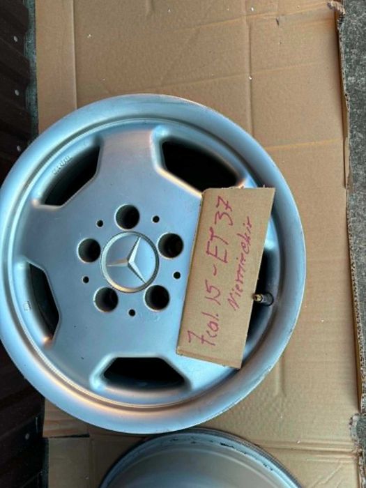 Felgi aluminiowe Mercedes 7 cali   15-ET37 + felgi stalowe