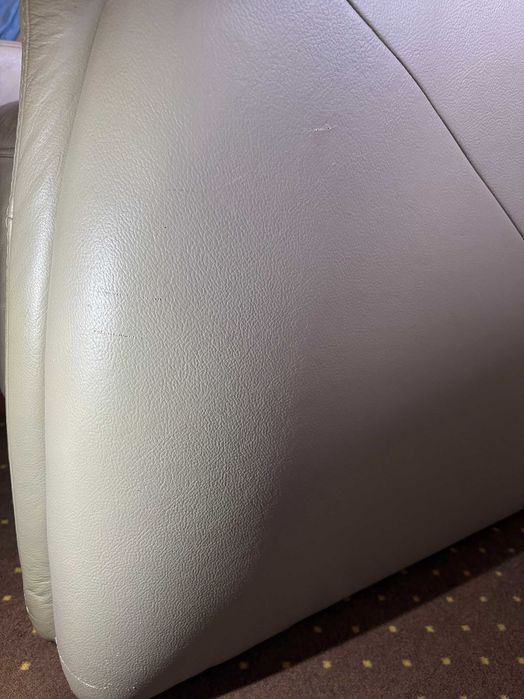 Sofa skórzana 3-os. RELAX z barkiem Gala Collezione TIVOLI 100% skóra