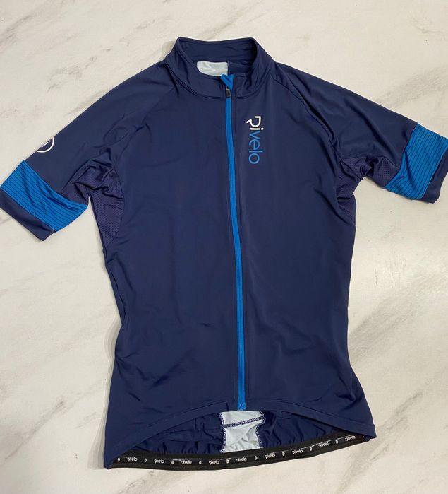 Rivelo koszulka rowerowa szosowa zamek  krótki rękaw S kieszenie