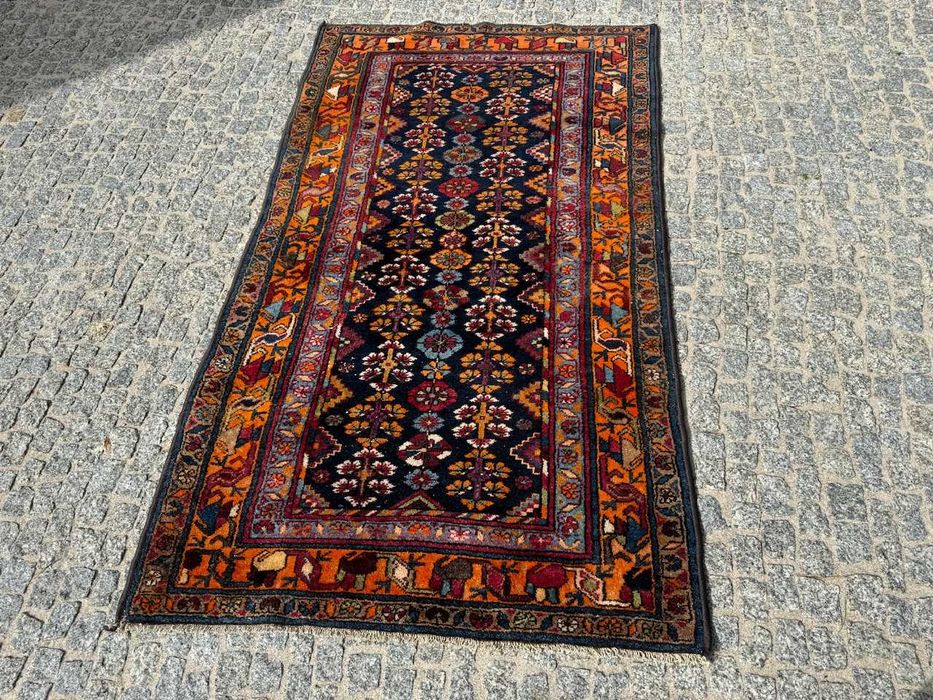 Vintage wełniany dywan perski r. tkany Iran Farahan 190x105 gal. 8 tyś