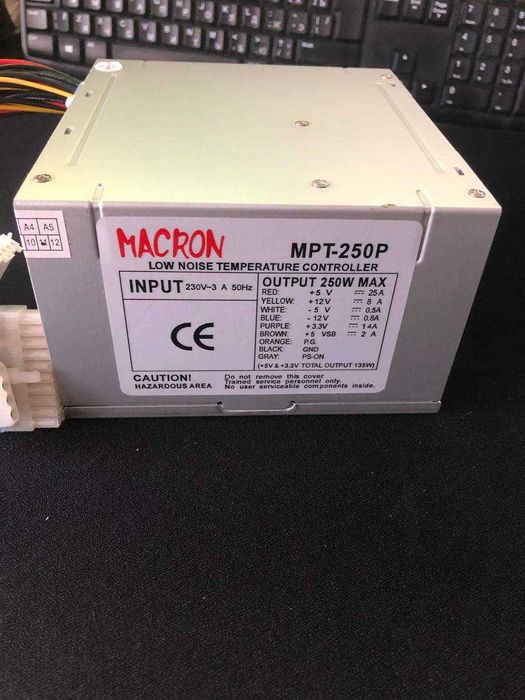 Блок живлення для ПК MACRON 250W