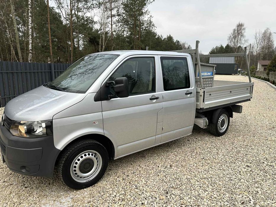 Volkswagen TRANSPORTER  2.0 TDI 102KM / doka/Bezwypadkowy / mały przebieg / Klima / 6-osobowy