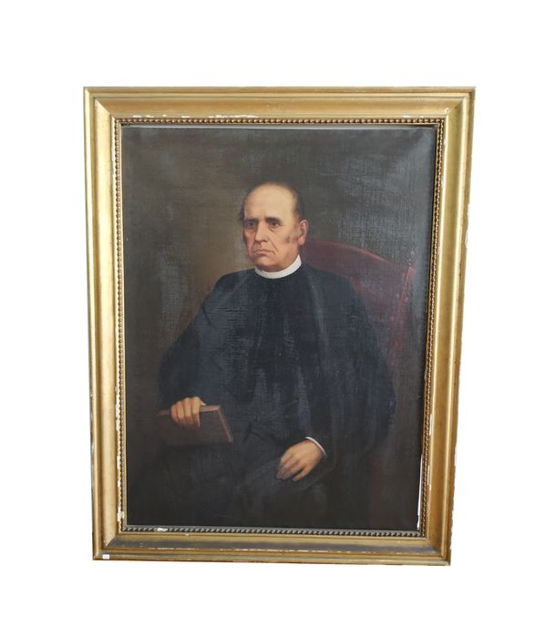 Pintura - Retrato de Clérigo - Século XIX