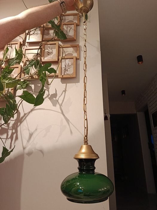 Lampa wisząca z kloszem