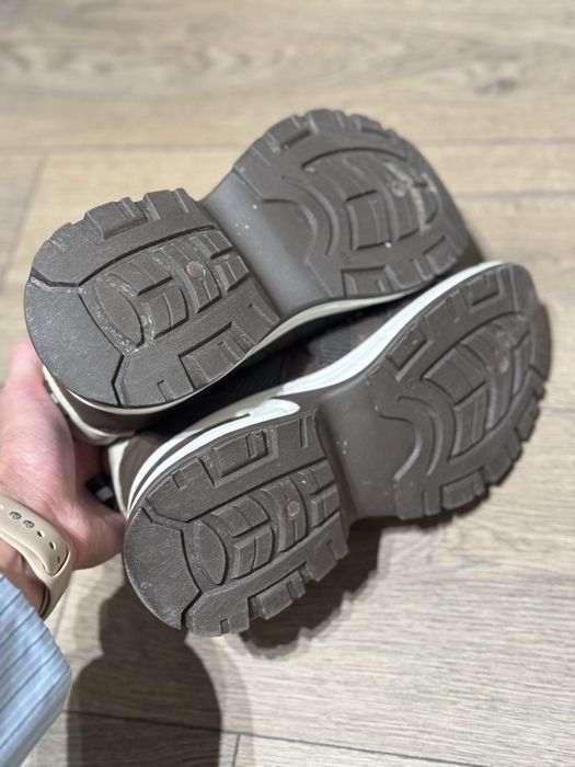 Кроссівки nike коричневі шкіра