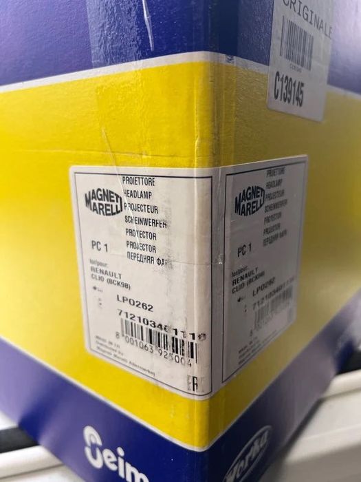 Magneti Marelli 712103401110 Reflektor przód Renault CLIO IV, 10.12-08. ...