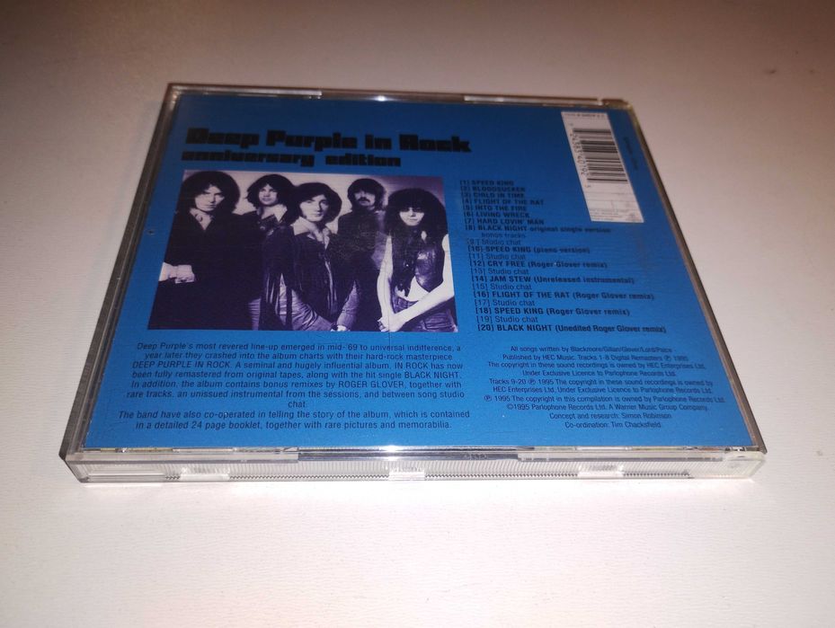 Deep Purple on Rock CD wyd. Parlophone rok 1995