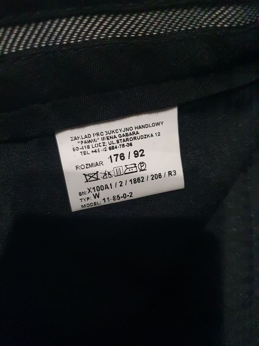 Spodnie męskie Pawis szare rozm.M.