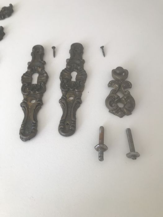 Conjunto de puxadores antigos