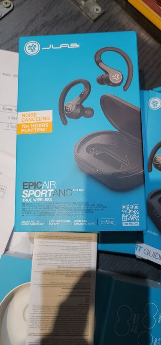 Навушники Jlab Epic Air Sport ANC Black