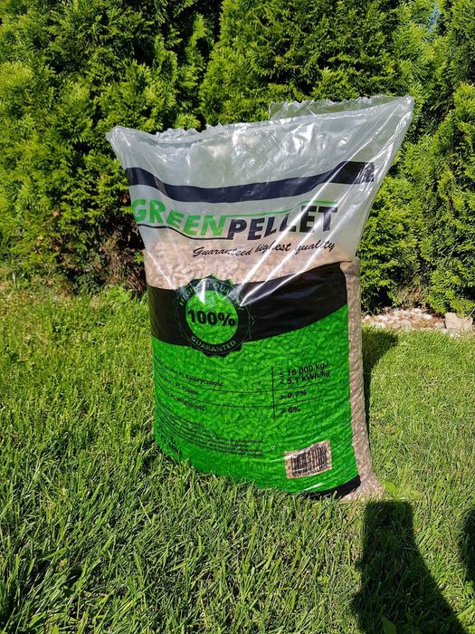 Pellet drzewny GREEN Certyfikowany oraz inne od 1 palety
