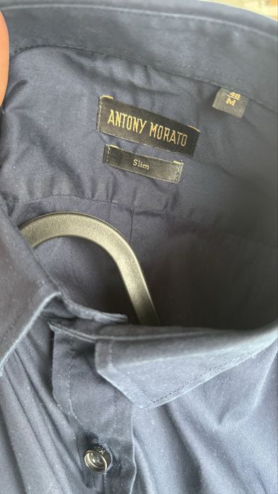 Koszula Antony Morato Granatowa klasyczna