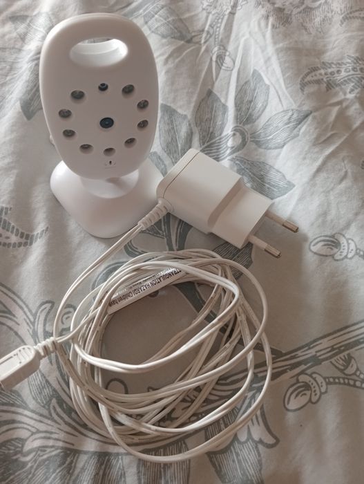 Câmara/vídeo monitor de bebé com som e imagem