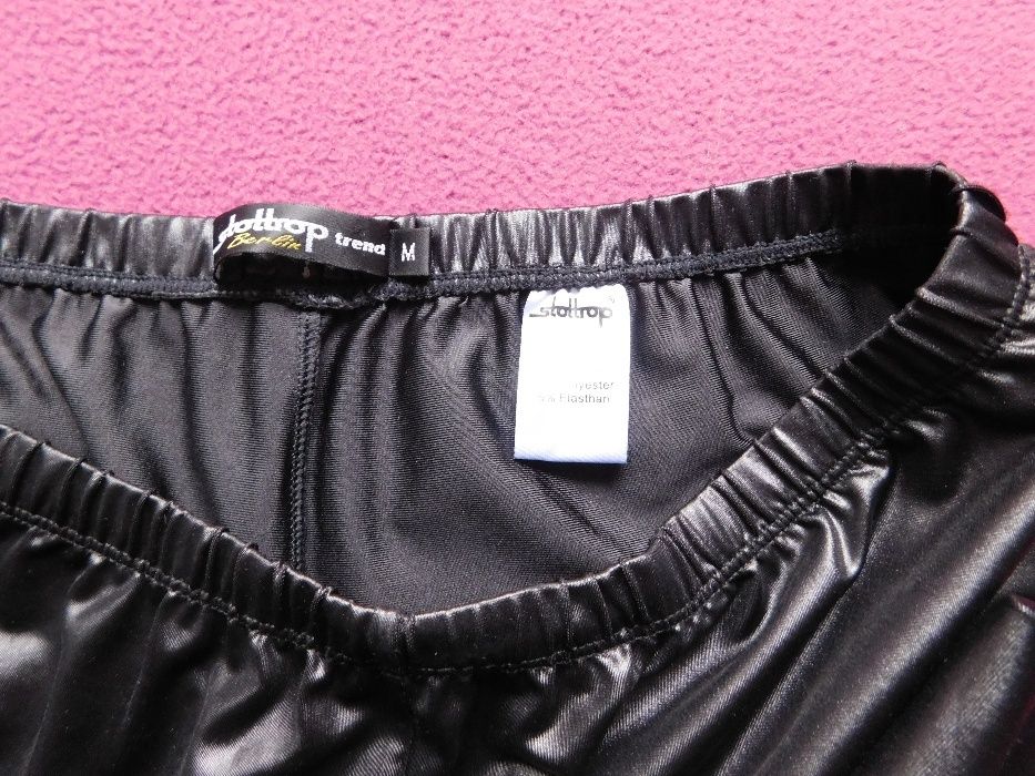 wyszczuplające czarne legginsy rozmiar M