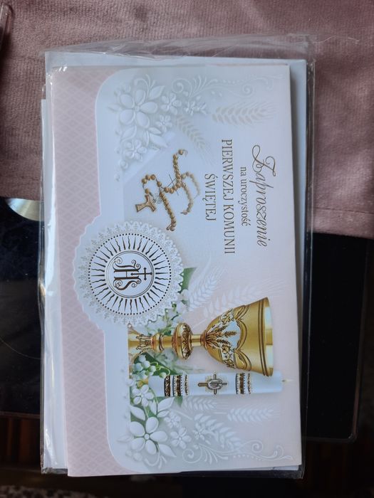 Zaproszenia komunijne komunia święta