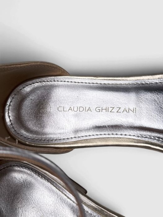 Sandały Claudia Ghizzani Srebrny Złoty Rozmiar 37