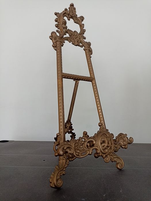 Suporte pratos / travessas em latão estilo Arte Nova