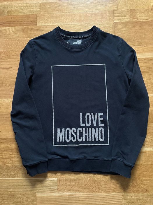 Moschino Love box logo sweatshirt