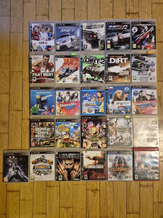 Gry PS3 Playstation - need for speed, Dirt, gran turismo, lego, GTA