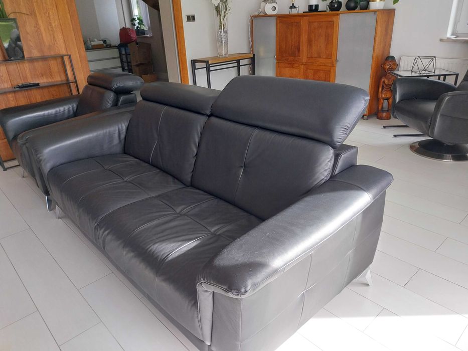sofa ze  skóry premium