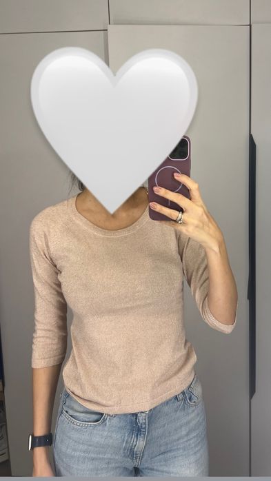 Легкий светр з люрексом