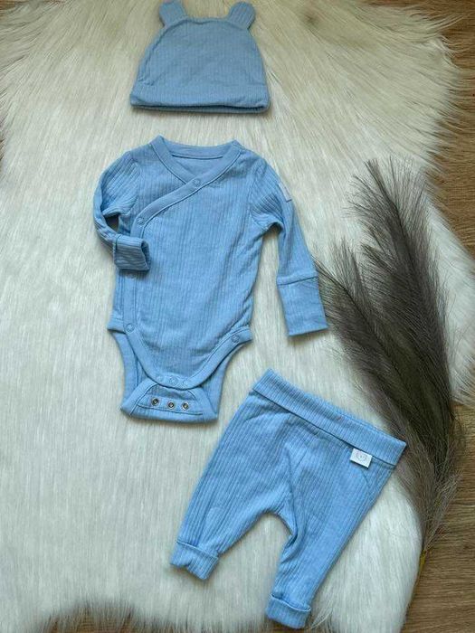 Nowy komplet czapeczka body getry 56 Dunnes Stores
