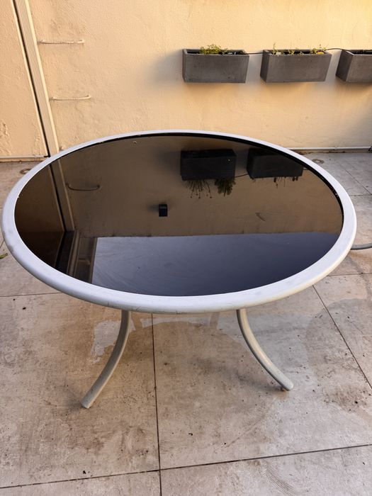 Mesa jardim preta