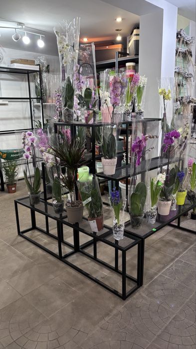 Стелаж для квітів / Підставки для квітів / Меблі для квіткового