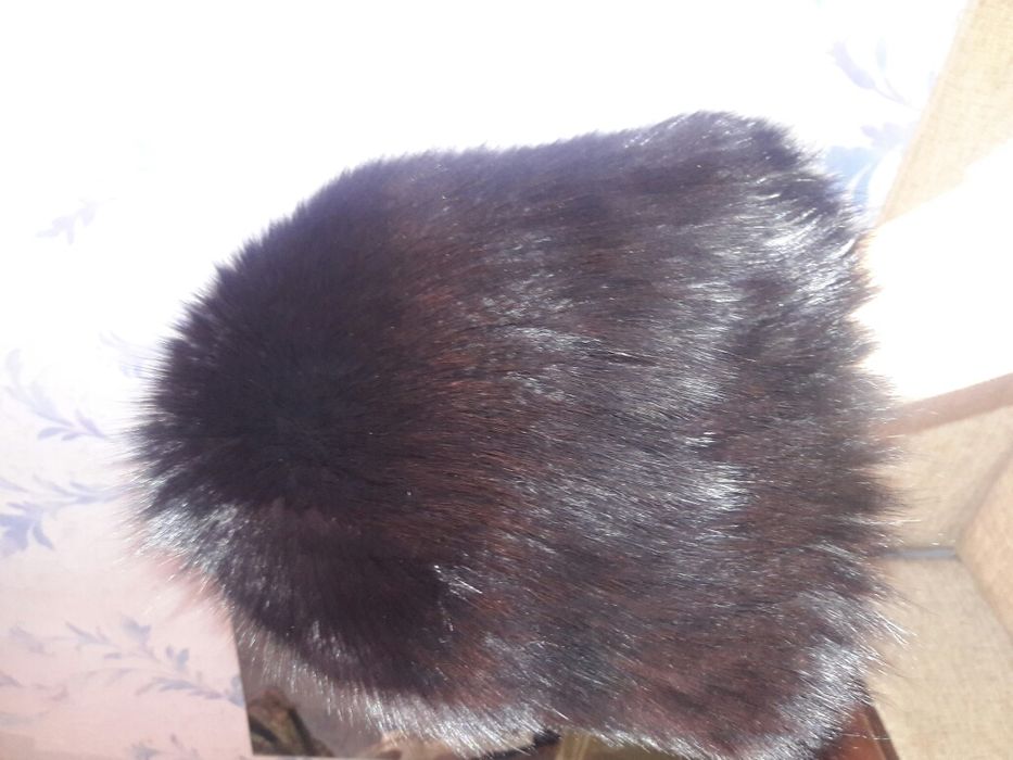 Шапка натуральный песец