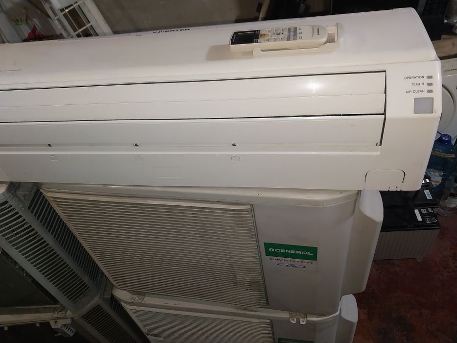 Продам инверторный кондиционер  GENERAL ASHA24LDC , 80м/кв тепло -20°с