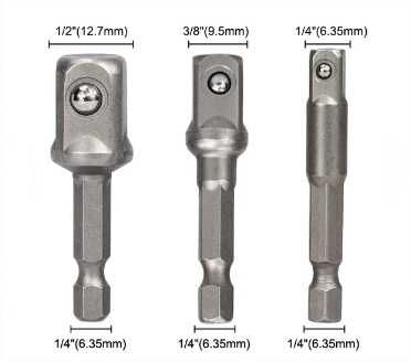 Адаптер для гнізда для ударної дрилі -3шт.