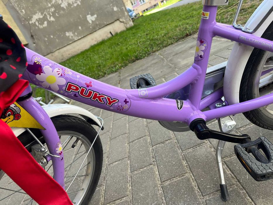 Rower dziecięcy PUKY fioletowy 12 cali