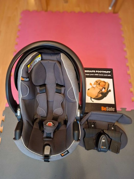 Fotelik BeSafe IZI GO Modular X1 i Size Metalic 0-13kg + akcesoria