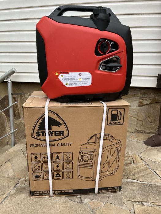 Генератор iнверторний.Stayer GD 2200i. Європа.