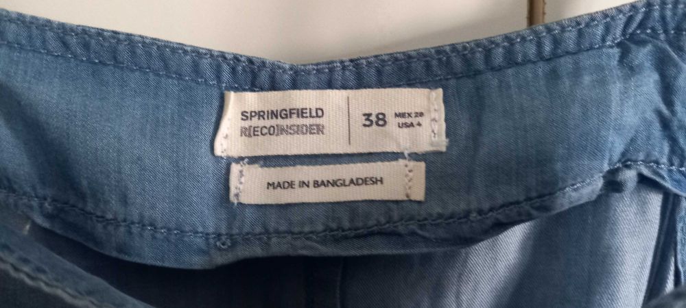 Macacão de calção, ganga - 38 - Springfield