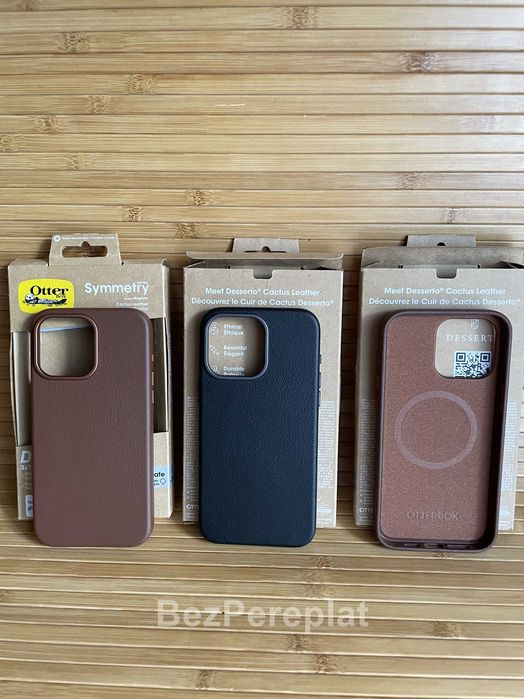 Чохол OtterBox Symmetry Cactus Leather для iPhone 15 Pro Max / 15 Pro