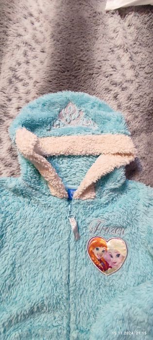 Pluszowa ciepła bluza Elza Kraina Lodu