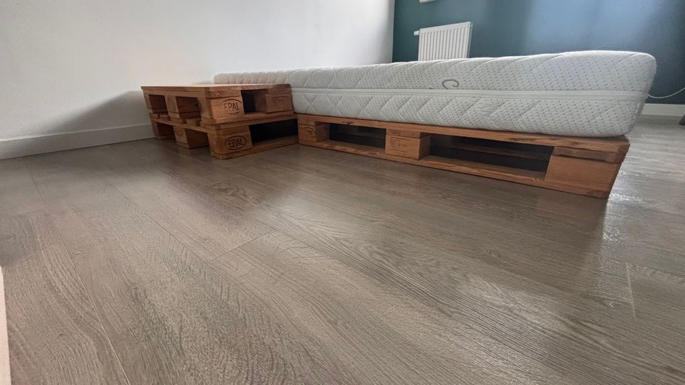 Łóżko z palet euro 160x200
