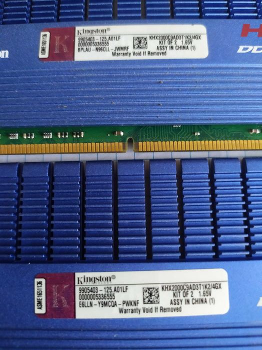 Пара оперативної пам'яті Kingston HyperX  DDR3 4Gb (2x2Gb)
