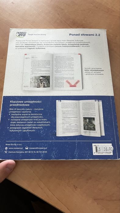 Podręcznik ponad słowami 2.2 rozszerzony poziom liceum i technikum