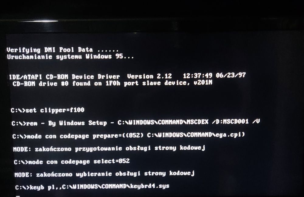 Komputer Retro PC Windows 95